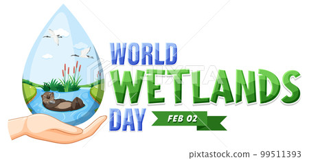 World wetlands day on February icon World wetlands day on February icon 99511393