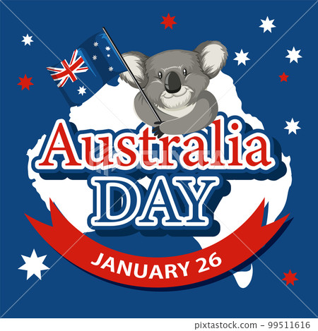 Happy Australia Day Banner Happy Australia Day Banner 99511616