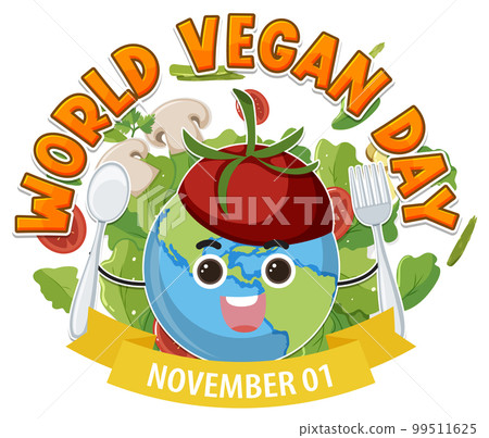 World Vegan Day Logo Design World Vegan Day Logo Design 99511625