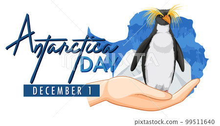 Antarctica day poster template Antarctica day poster template 99511640