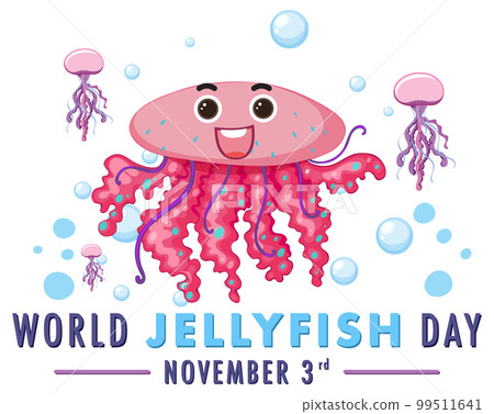 World Jellyfish Day Logo Design World Jellyfish Day Logo Design 99511641