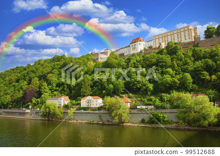 Beautiful city along the Danube Beautiful city along the Danube 99512688