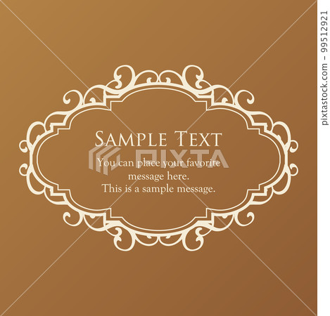 elegant frame. design template. A set of gorgeous frames. elegant frame. design template. A set of gorgeous frames. 99512921