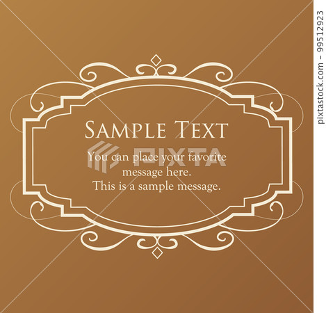 elegant frame. design template. A set of gorgeous frames. elegant frame. design template. A set of gorgeous frames. 99512923