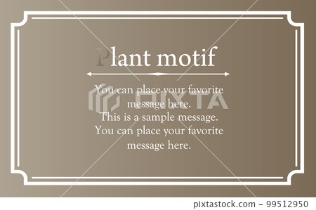 elegant frame. design template. A set of gorgeous frames. 99512950