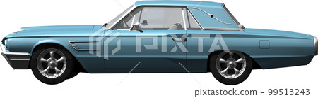 car 64 ford thunderbird cutout image illustration car 64 ford thunderbird cutout image illustration 99513243