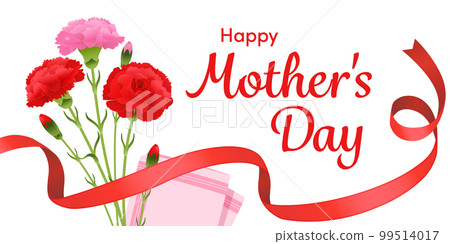 Mother's Day Carnation Bouquet Image Banner (2:1) 99514017