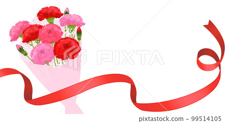 康乃馨花束和絲帶 image_banner 框架 (2:1) 康乃馨花束和絲帶 image_banner 框架 (2:1) 99514105