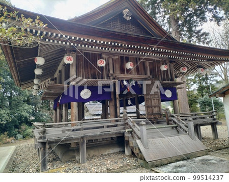 島根縣松江市熊野大社及其周邊(冬季無雪) 島根縣松江市熊野大社及其周邊(冬季無雪) 99514237