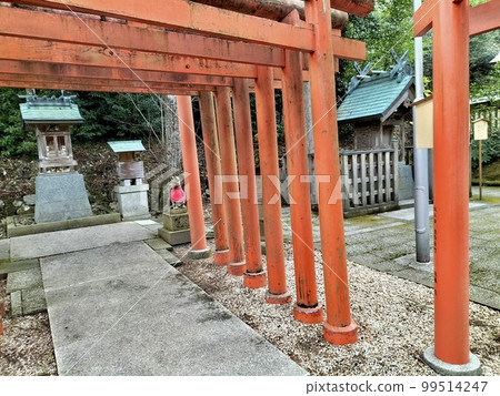 島根縣松江市熊野大社及其周邊(冬季無雪) 島根縣松江市熊野大社及其周邊(冬季無雪) 99514247