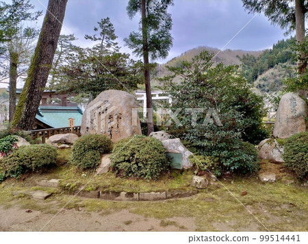 島根縣松江市熊野大社及其周邊（冬季無雪） 99514441