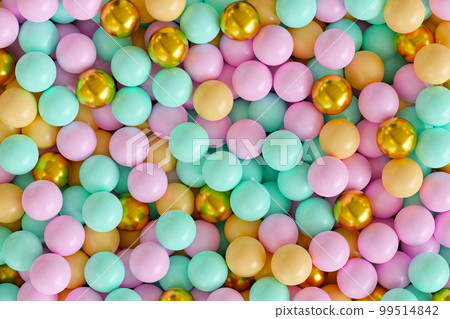 Colorful Glossy Balls Background Colorful Glossy Balls Background 99514842