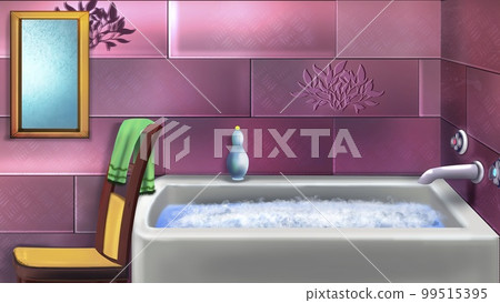 Cartoon Bathroom illustration Cartoon Bathroom illustration 99515395