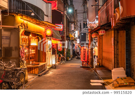 《Osaka Prefecture》 Dotombori / Rain entertainment district 99515820