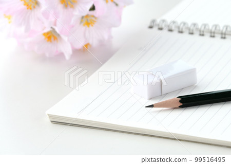 New school / new semester image-new pencil and eraser 99516495