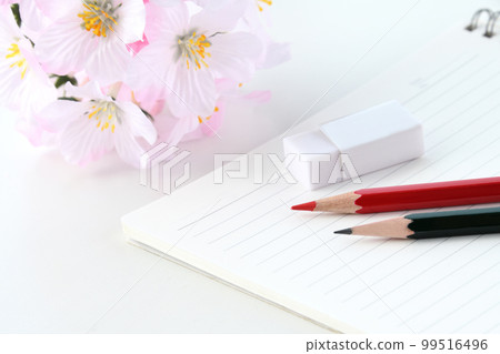 New school / new semester image-new pencil and eraser 99516496