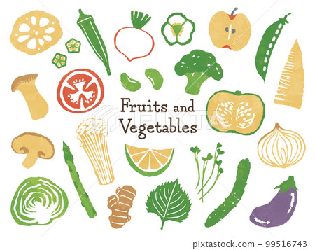 Vegetables and fruits Vegetables and fruits 99516743