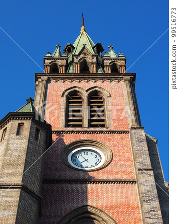 south korea seoul myeongdong cathedral south korea seoul myeongdong cathedral 99516773