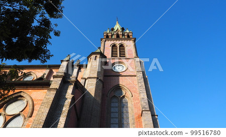 south korea seoul myeongdong cathedral south korea seoul myeongdong cathedral 99516780