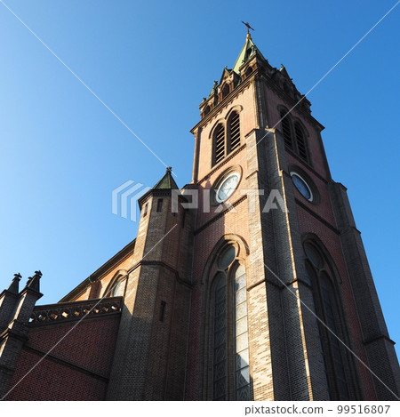 south korea seoul myeongdong cathedral south korea seoul myeongdong cathedral 99516807
