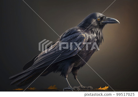 Black crow. Generative AI. Black crow. Generative AI. 99517025