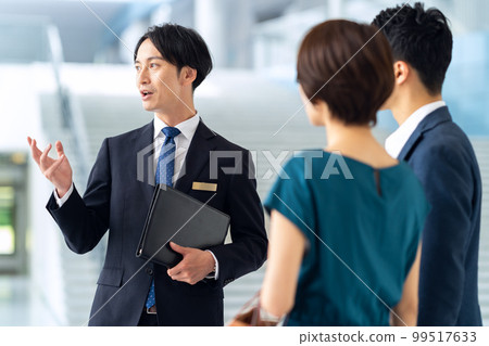 Business businessman sales couple couple middle school concierge real estate Business businessman sales couple couple middle school concierge real estate 99517633