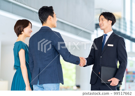 Business businessman sales couple couple middle school concierge real estate Business businessman sales couple couple middle school concierge real estate 99517662