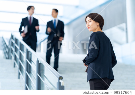 Business businessman office middle woman Business businessman office middle woman 99517664