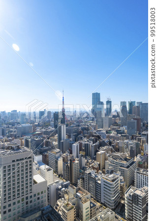 東京大城市的標誌塔和城市景觀視圖 | 東京形象 | 東京 99518003