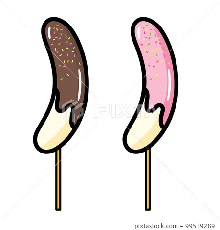 Fair illustration: chocolate banana 99519289