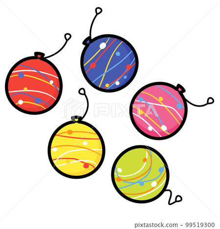 Summer fun event illustration: water yo-yo 99519300
