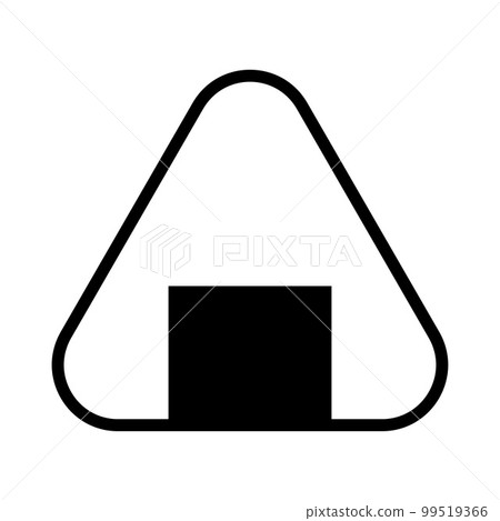Onigiri, vector icon. 99519366