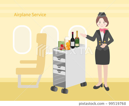 Airplane Service, tourism and journey concept. Airplane Service, tourism and journey concept. 99519768