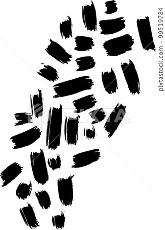 Grunge Ink Dry Brush Abstract Texture 99519784