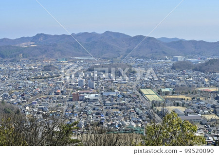 從足利山兩外山登山路線眺望市景 從足利山兩外山登山路線眺望市景 99520090