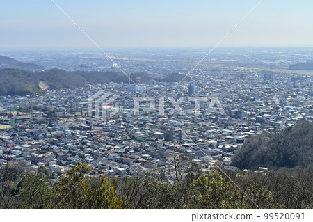 從足利山兩外山登山路線眺望市景 從足利山兩外山登山路線眺望市景 99520091