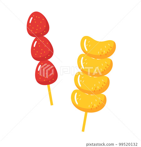 Fair illustration: fruit candy (strawberry candy, mandarin orange candy) Fair illustration: fruit candy (strawberry candy, mandarin orange candy) 99520132