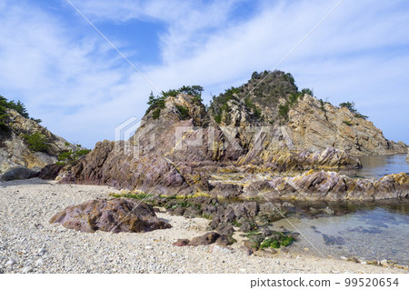 Shirohara coast in winter Tottori Prefecture Shirohara coast 99520654