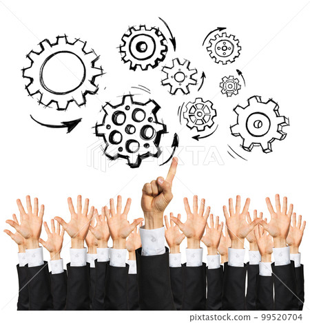 Business and teamwork concept Business and teamwork concept 99520704