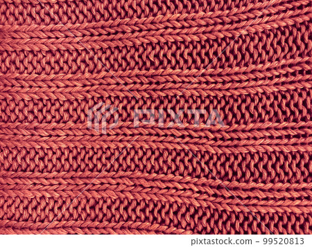 Handmade knitted background with macro weave threads. Handmade knitted background with macro weave threads. 99520813