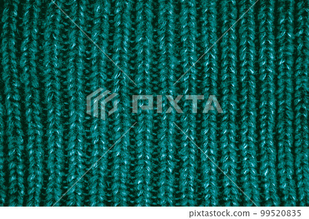 Organic knitting material with macro weave threads. 99520835