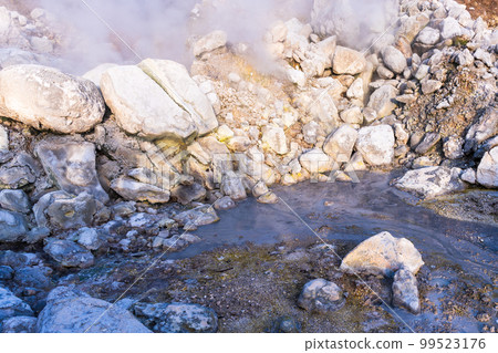 Unzen Hell Scenery "Steam and Sulfur Rock" "Unzen City, Nagasaki Prefecture Unzen Hell Scenery" Unzen Hell Scenery "Steam and Sulfur Rock" "Unzen City, Nagasaki Prefecture Unzen Hell Scenery" 99523176