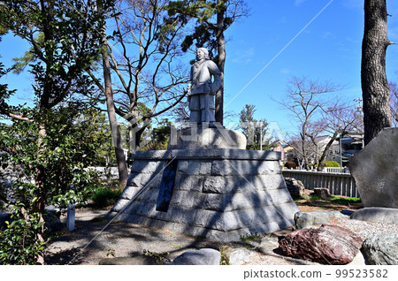 Yaizu Shrine Yamato Takeru Statue Yaizu Shrine Yamato Takeru Statue 99523582