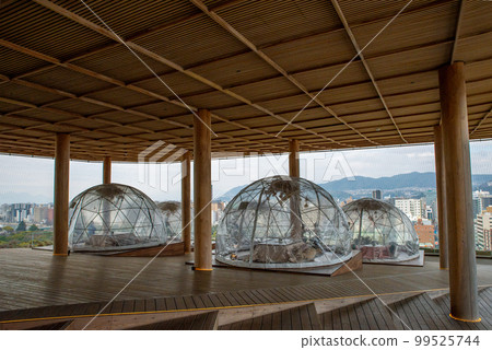 Snow dome on the rooftop observation deck of Orizuru Tower, a sightseeing spot in Hiroshima <February 2023> 99525744