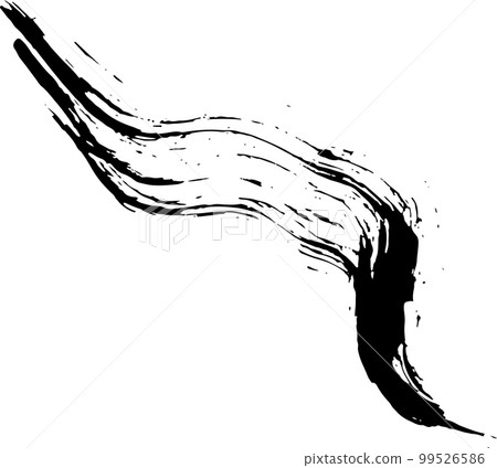 Dry Brush Grunge Wave Stroke Texture Dry Brush Grunge Wave Stroke Texture 99526586