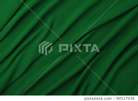 Background of green textile folded pleats Background of green textile folded pleats 99527036