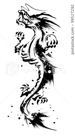 Nobori dragon, line drawing 99527292