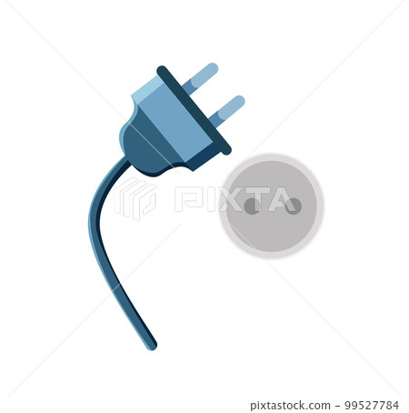 Electrical outlet and plugs vector illustration Electrical outlet and plugs vector illustration 99527784