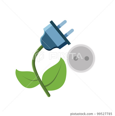 Electrical outlet and plugs vector illustration Electrical outlet and plugs vector illustration 99527785