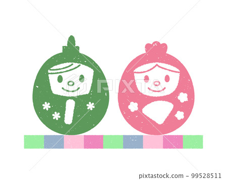 可愛的Hina娃娃貼紙 可愛的Hina娃娃貼紙 99528511